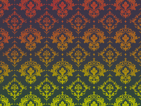ダマスク柄3 ダマスク柄,壁紙,背景のイラスト素材
