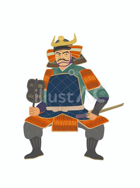 武田信玄 武田信玄,風林火山,戦国時代のイラスト素材