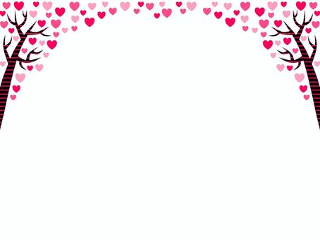 Valentine tree frame Valentine tree frame