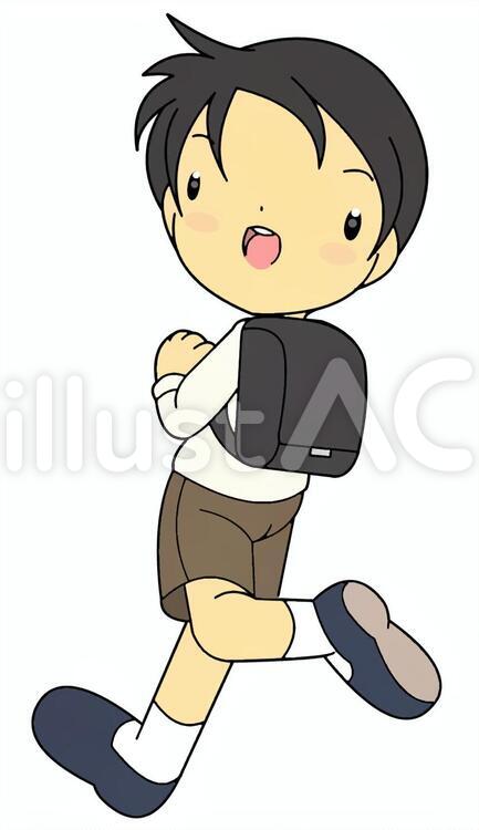 小学生男子 男子,男児,男の子のイラスト素材