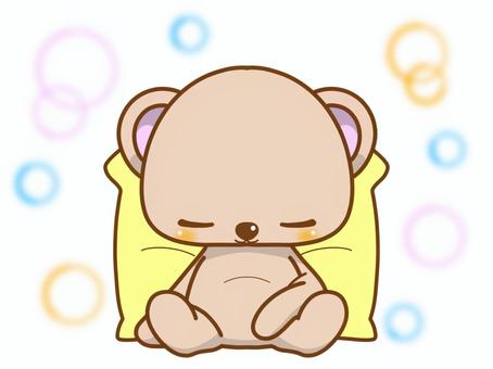 うたた寝 うたた寝 くま,動物,うたた寝,昼寝,休憩,休息,ゆっくり,のんびり,可愛い,イラストのイラスト素材