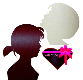 Illustration, valentine, chocolate, heart, JPG and PNG