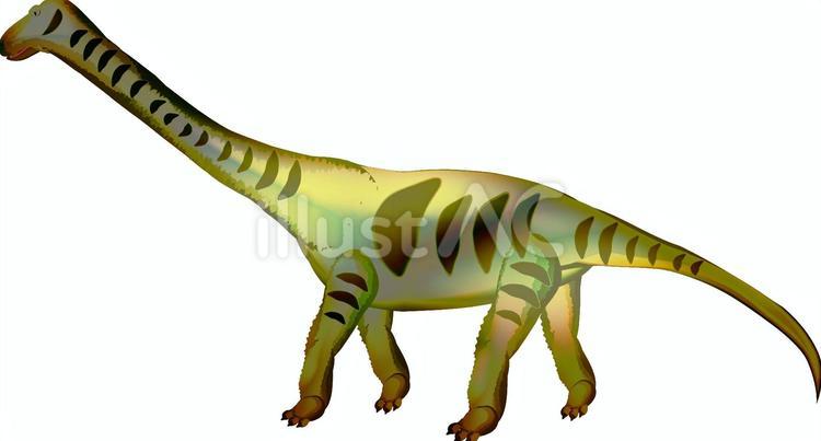 プエルタサウルス　 恐竜,プエルタサウルス,大きいのイラスト素材