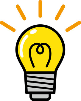 電球輝きライト 電球,電気,豆電球,ライト,光,輝き,ひらめき,アイデア,マーク,ピクトグラムのイラスト素材