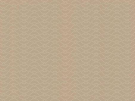 背景　和柄　扇繋ぎ　ベージュ