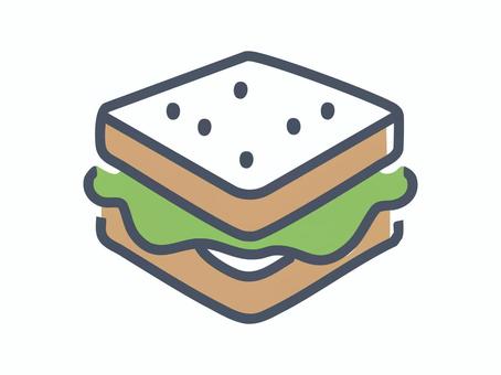 アイコン【サンドイッチ】