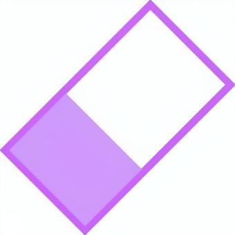 消しゴムみたいなイラスト 消しゴムみたいなイラスト 消しゴム,クリア,消す,アイコン,シンプル,紫のイラスト素材