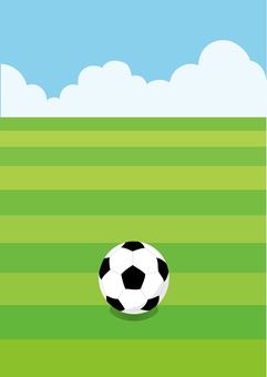 サッカーボール２ サッカー,スタジアム,ボール,サッカーボール,pk,青空,部活,jリーグ,試合,練習のイラスト素材