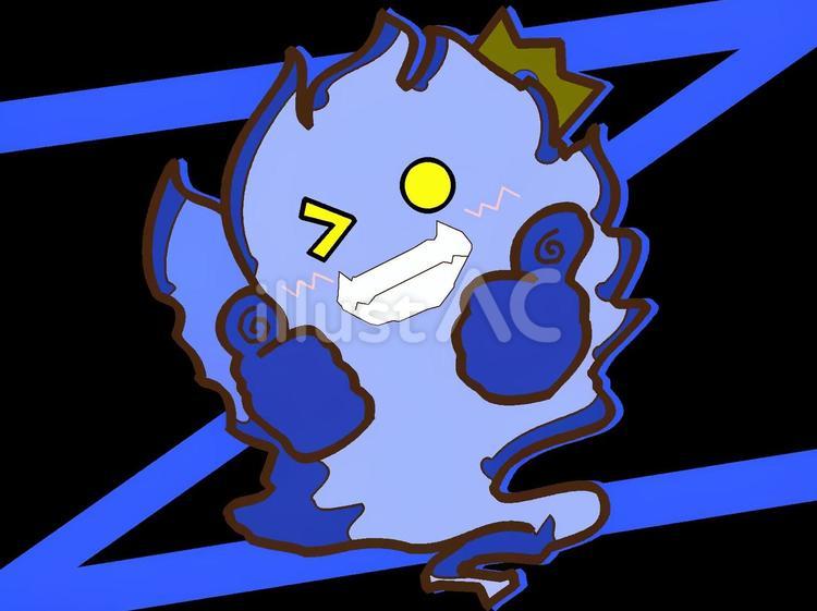 召喚されし悪魔ロノウェ『青』 ロノウェ,悪魔,ソロモンのイラスト素材
