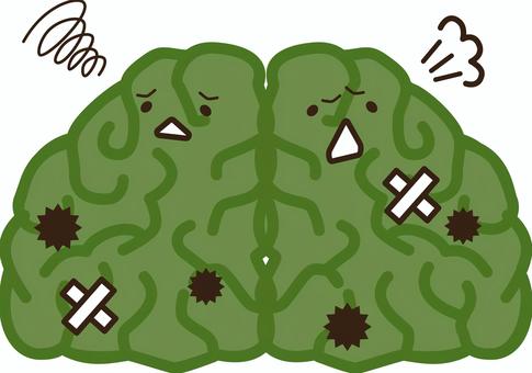 Unhealthy Brain, JPG, PNG and EPS Unhealthy Brain, internal organs, organ, hospital, JPG, PNG and EPS