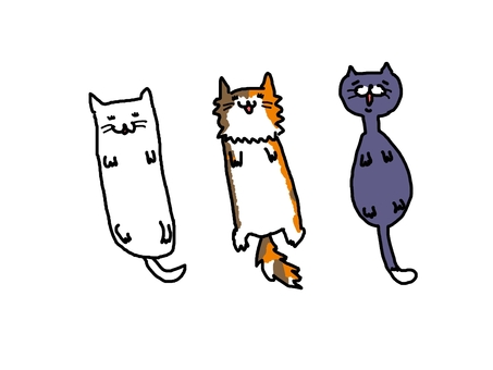 3 cats, животное, существо, иконка, JPG