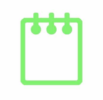 notepad icon, notes, notepad, fill in, JPG and PNG