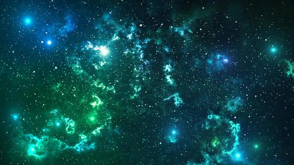 宇宙・星空の背景素材48 宇宙,キラキラ,コスモ,空間,きれい,光,星,暗闇,星雲,夜のイラスト素材