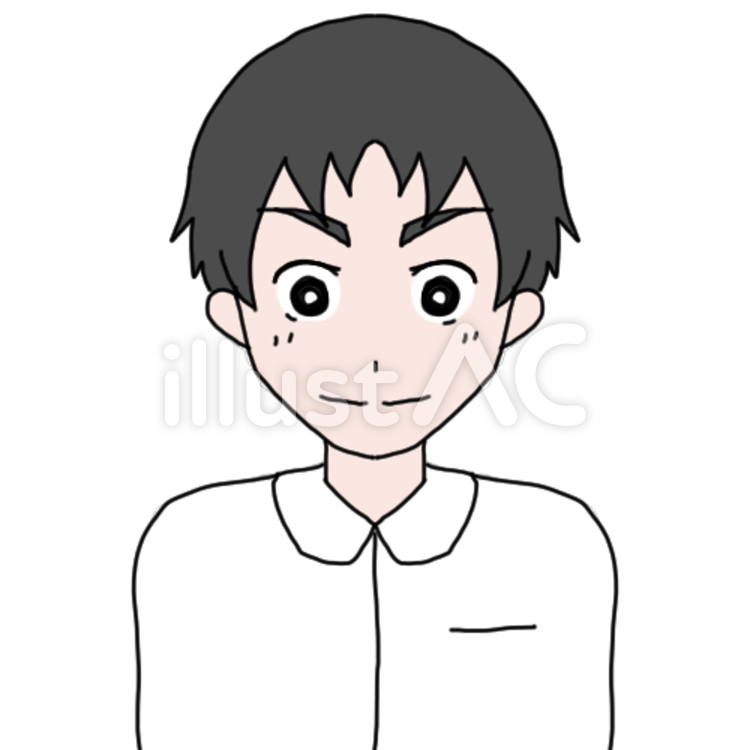 白い服の男性イラスト No 7540 無料イラストなら イラストac