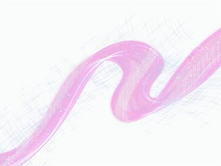 風のリボン-ピンク01k 風,リボン,ピンク,ライン,波,光,きらめき,抽象,背景,やわらかいのイラスト素材
