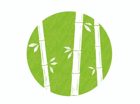 竹のデザイン 背景テクスチャ入り 竹,和風,縁起物,デザイン,稈,節,丸,植物のイラスト素材