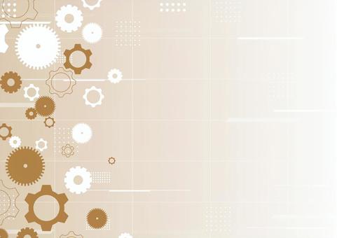 ビジネスと歯車のゴールドのイメージ素材 ビジネス,歯車,グリッド,ライン,スタイリッシュ,グラデーション,ゴールド,背景のイラスト素材