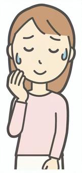  ロングヘア女性-005-バスト