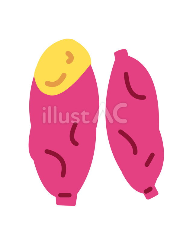 さつまいも３ さつまいも,芋,秋のイラスト素材