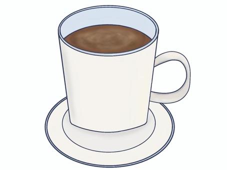 コーヒー コーヒー,珈琲,コーヒーカップ,ソーサー,カフェ,喫茶店,コーヒータイム,コーヒーブレイク,モーニング,おしゃれのイラスト素材