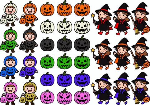 ハロウィンのイラストです。