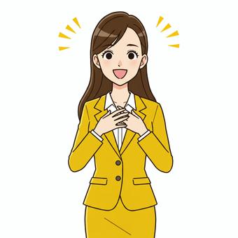 A reassuring appearance, JPG and PNG A reassuring appearance, female, brown hair, semi-long, JPG and PNG