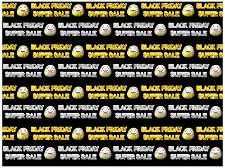 BLACK   FRIDAY 　だるま
