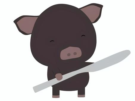 knife_pig, JPG, PNG and AI knife_pig, , JPG, PNG and AI
