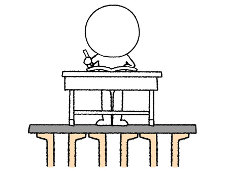 土台 土台,支え,手,シルエット,勉強,机,pop調,手描き,挿絵,ワンポイントのイラスト素材