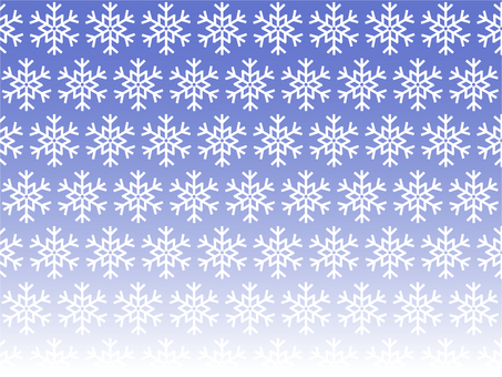 雪の結晶の背景_青