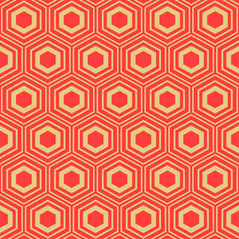 六角の柄 六角形,幾何学,ベージュ,デザイン,図形,連続,抽象,規則性,反復,規則のイラスト素材