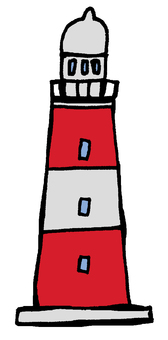 灯台 灯台,海,マリン,夏,建物,光,灯,目印,岬,船舶のイラスト素材