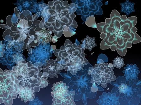 Snowflakes and flowers, JPG Snowflakes and flowers, snow, crystal, beautiful, JPG
