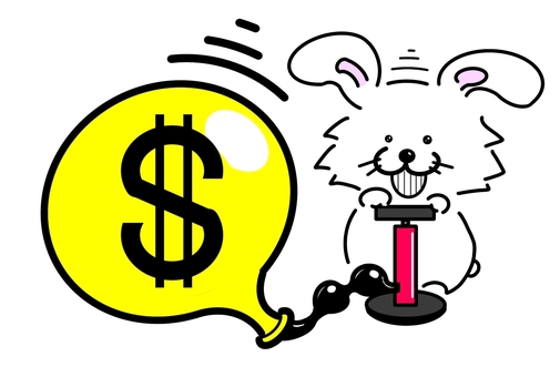 Rabbit to increase money, JPG and PNG Rabbit to increase money, पैसा, ख़रगोश, गुब्बारा, JPG and PNG