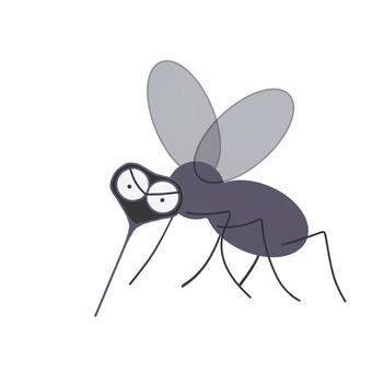 蚊　強い 蚊,虫,害虫,強い,しつこい,吸血のイラスト素材