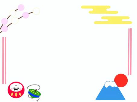 お正月のフレーム