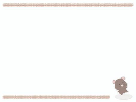 アクリルスタンド_鼠 アクリルスタンド,ねずみ,動物,かわいい,グッズ,フレームのイラスト素材