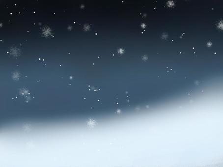 雪のイラスト