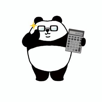 Panda series calculator with numbers 2, , JPG and PNG