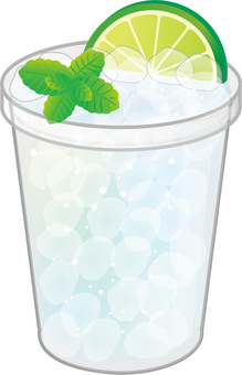 Lime mint soda alone, , JPG, PNG and AI