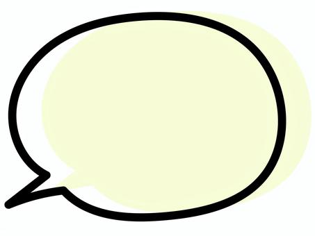 吹き出し②-2 ふきだし,パステルカラー,カード,手書き,frame,ポストカード,ポスター,セリフ,マンガ,ことばのイラスト素材