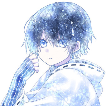 男の子 人物,男の子,キャラクター,水彩,キラキラ,青,水色,アイコン,プロフィール,かっこいいのイラスト素材