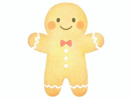 ジンジャーブレッドマン クッキー,ジンジャーブレッド,クリスマス,お菓子,スイーツ,ジンジャーブレッドマン,ジンジャークッキー,焼菓子,おやつ,食べ物のイラスト素材
