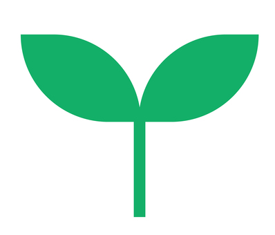 シンプルな双葉のアイコンイラスト 双葉,芽,アイコン,自然,植物,エコ,ガーデニング,環境,ベクター,シンプルのイラスト素材