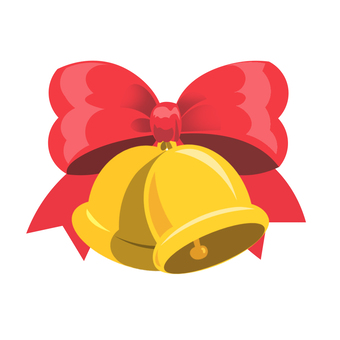 bell, christmas, bell, ribbon, JPG and PNG