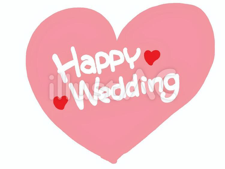 ハート 結婚式,結婚,マークのイラスト素材
