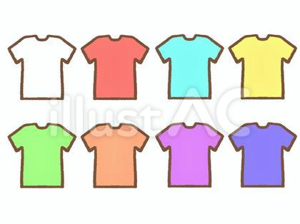 シンプルなTシャツセット