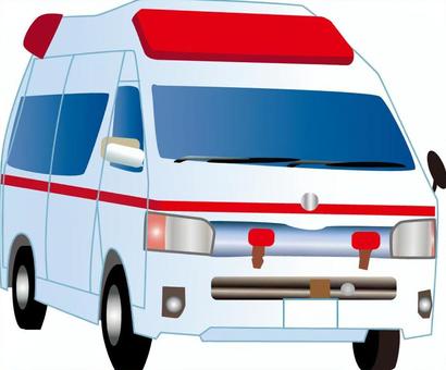 救急車 救急車 救急車,緊急車両,自動車,乗り物,搬送,医療,負傷,急病,白のイラスト素材