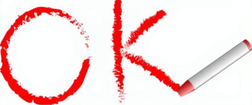 オッケークレヨン　 オッケー,了解,了承,承る,返事,書く,クレヨン,赤のイラスト素材