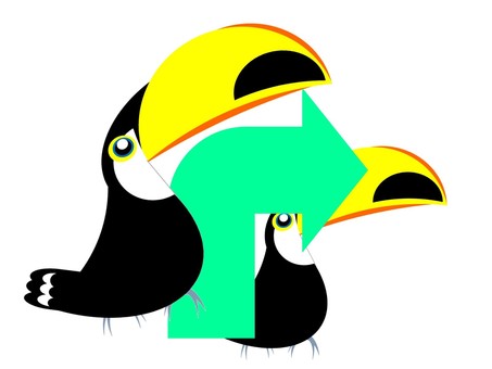 Toucan and arrow Toucan and arrow